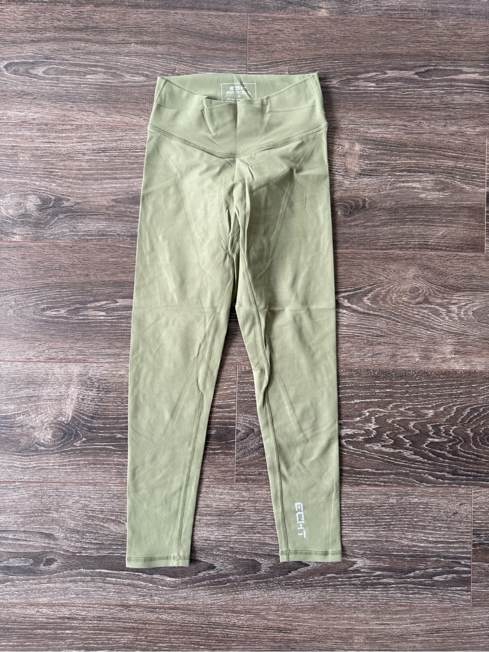 ECHT Olive Green High-Waist Leggings